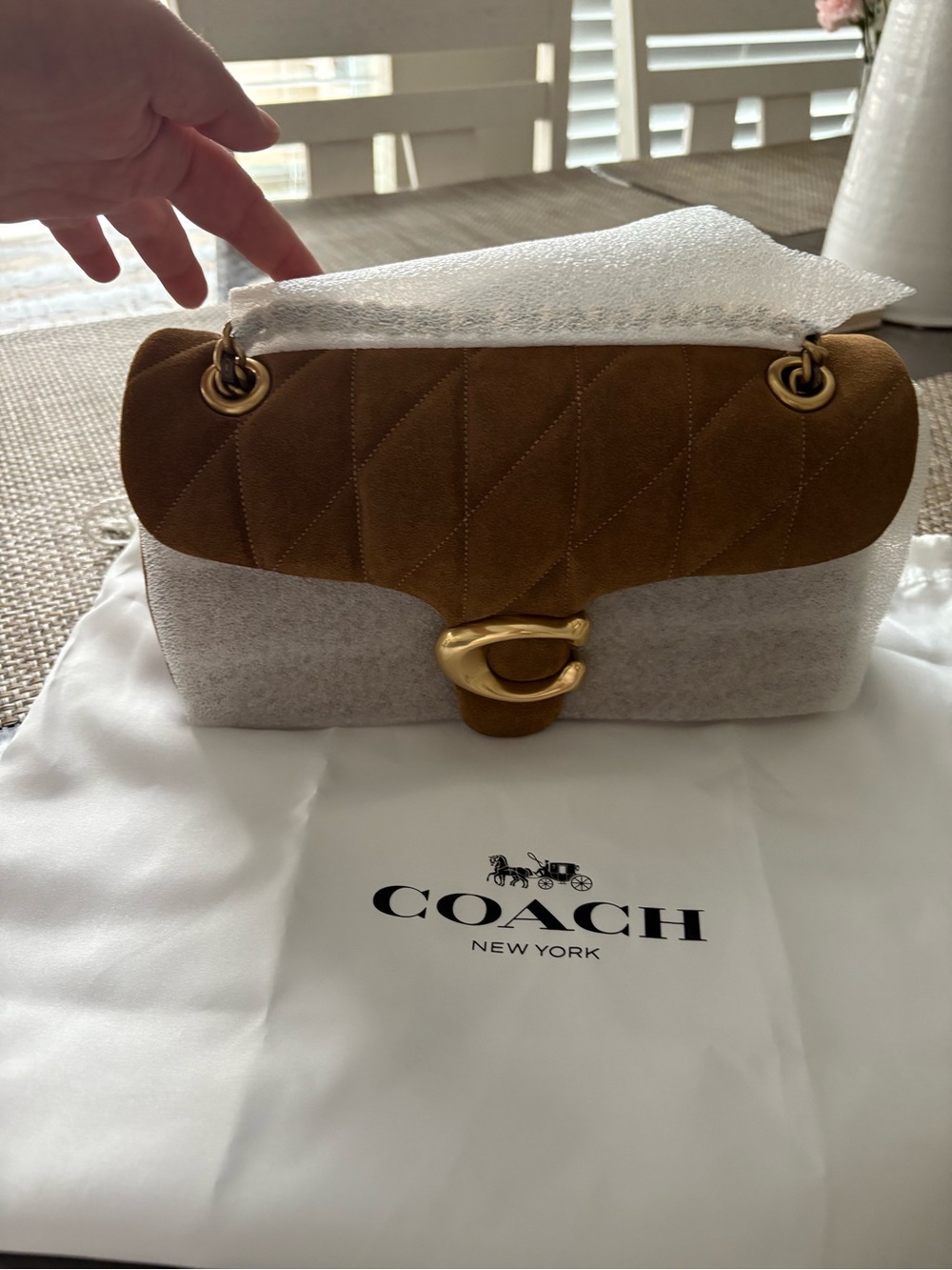 Coach Suede Tabby 26